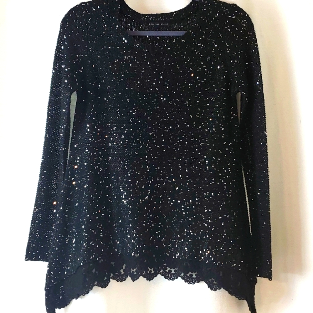 Signature I Studio sweater Style Bohemian size S Made in China Excellent conditi